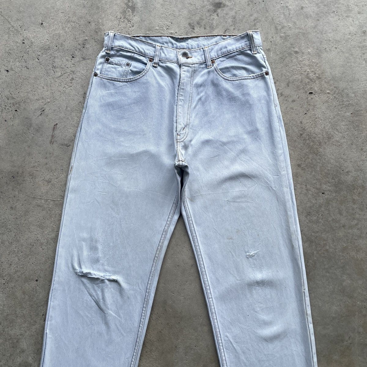 Levi's Vintage Clothing Vintage Levi’s LightWash Distressed Denim Faded Jeans Pants Size US 31 - 3 Thumbnail
