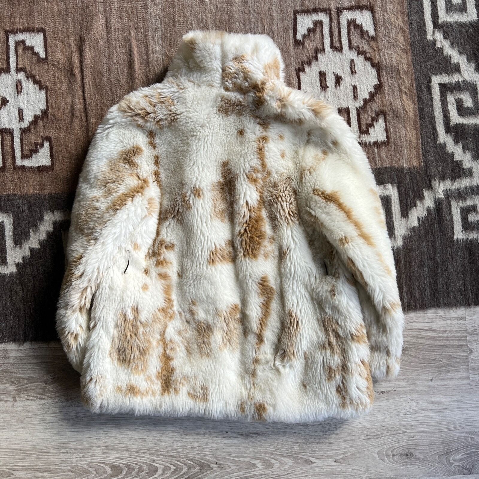 Vintage Charles Vogele Vintage Y2K Faux Fur Coat 8982AC Size L / US 10 / IT 46 - 8 Thumbnail