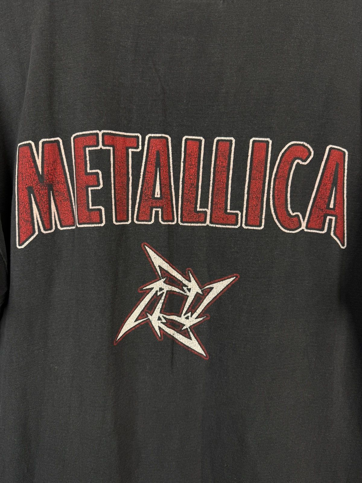 Band Tees Vintage Metallica Lightning Strike Euro Bootleg T-Shirt L Size US L / EU 52-54 / 3 - 6 Thumbnail