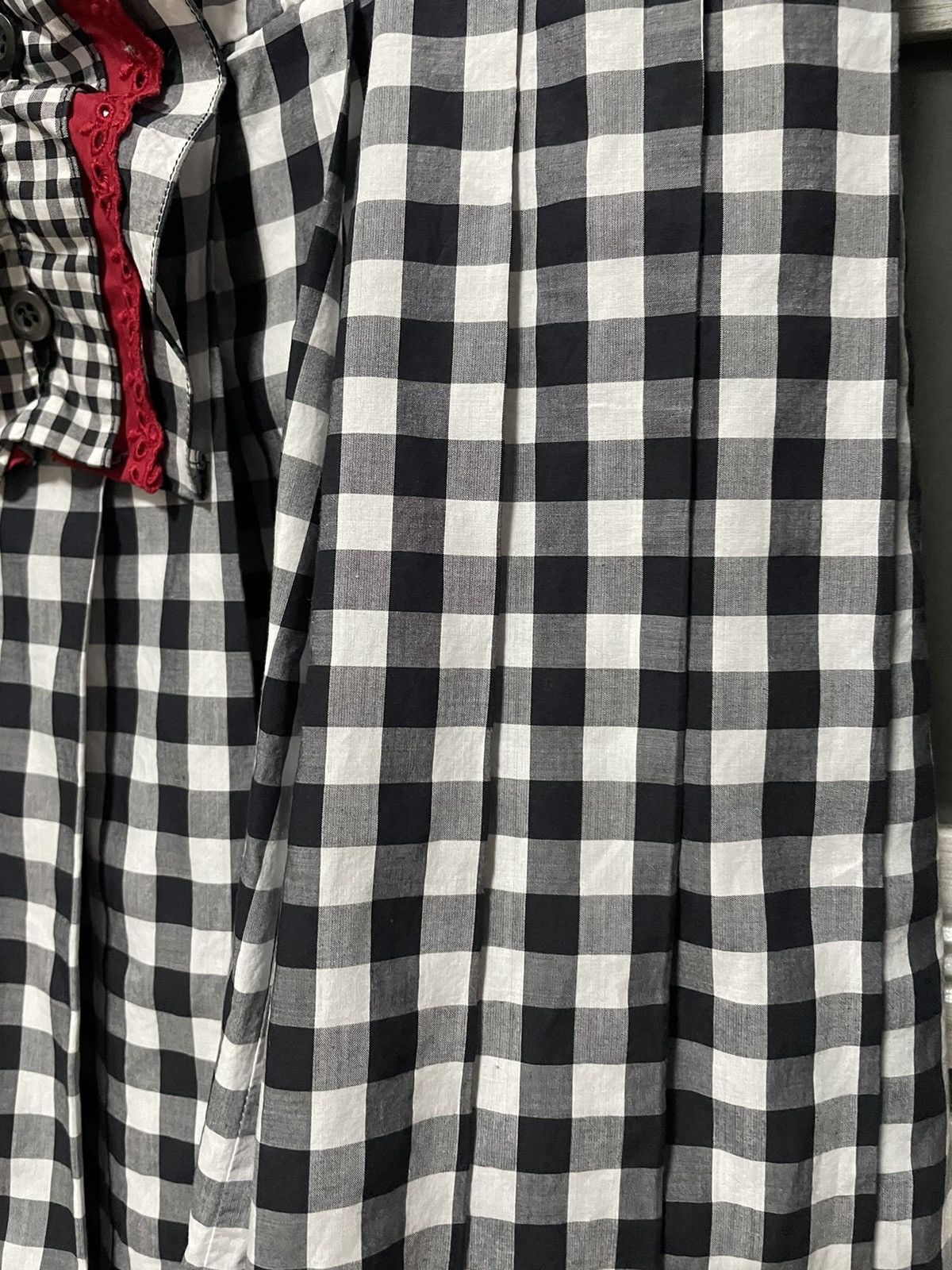 Prada Prada Pre-Fall 2013 Gingham Off-Shoulder Dress Campaign Size S / US 4 / IT 40 - 10 Thumbnail