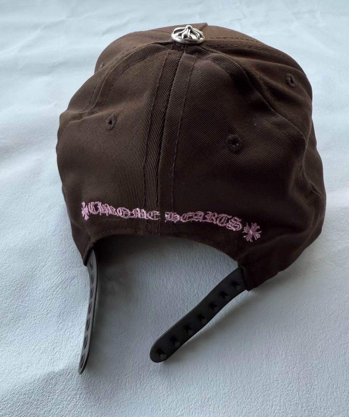 Chrome Hearts CHROME HEARTS Size OS Brown and pink embroidered logo Sansk Size ONE SIZE - 2 Thumbnail