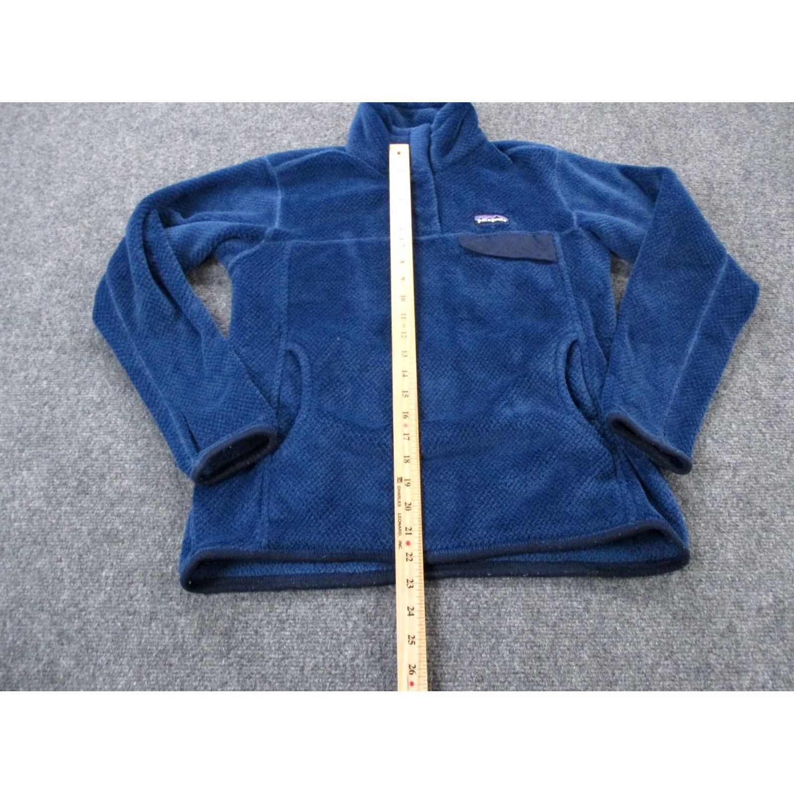 Patagonia Patagonia Jacket Women M Blue Polortec Snap T Fleece Fuzzy Outdoor 25442 Jacket Size M / US 6-8 / IT 42-44 - 3 Thumbnail
