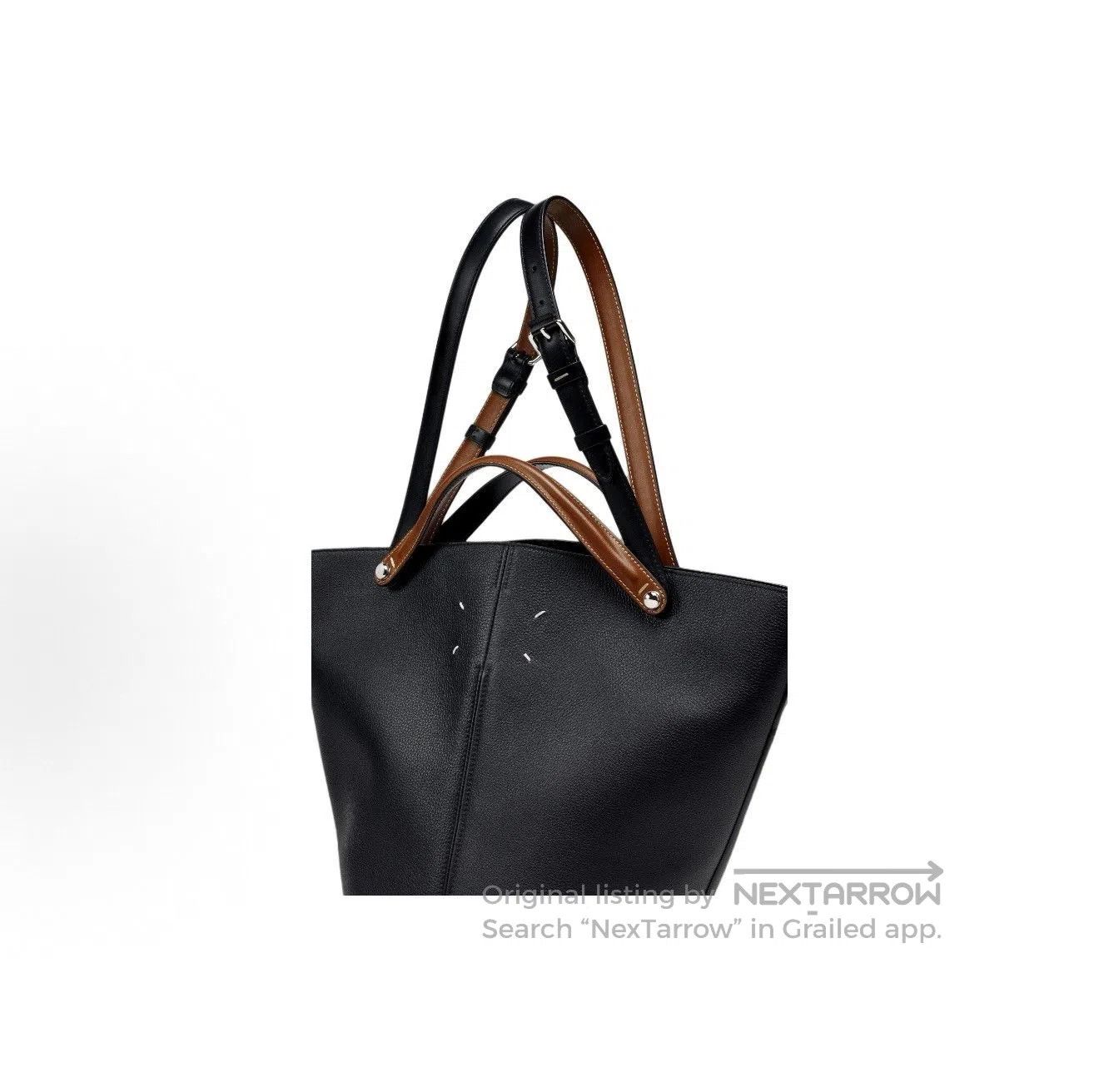 Maison Margiela Maison Margiela Medium Contrast Leather Tote. Size ONE SIZE - 5 Thumbnail