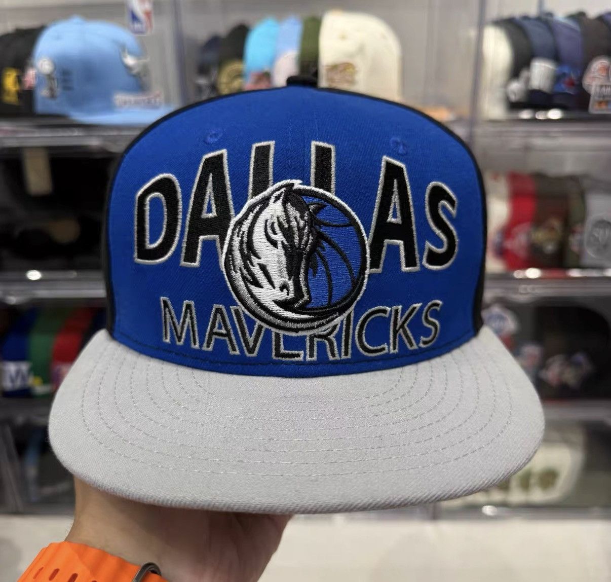 New Era New Era NBA Dallas Mavericks Flat Brim Baseball Cap J32 Size ONE SIZE - 1 Thumbnail