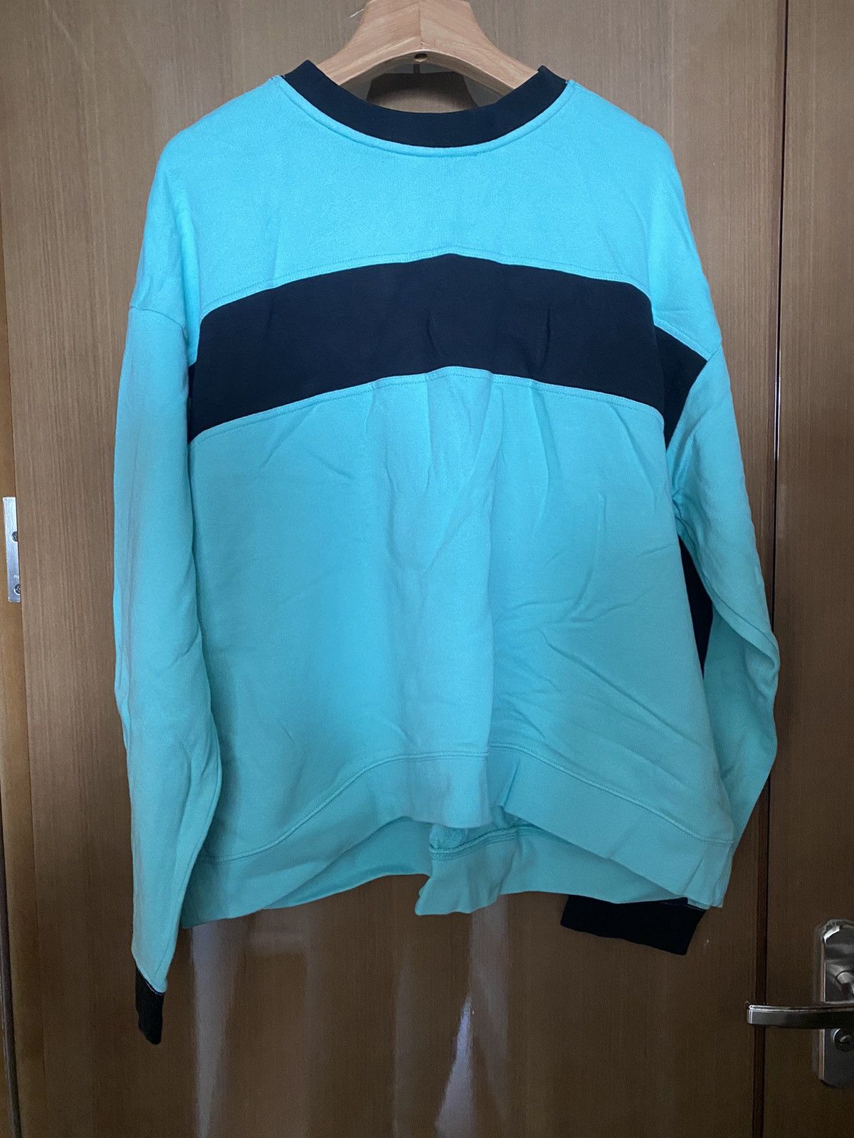 Martine Rose Crewneck Black and mint green Size US M / EU 48-50 / 2 - 4 Thumbnail