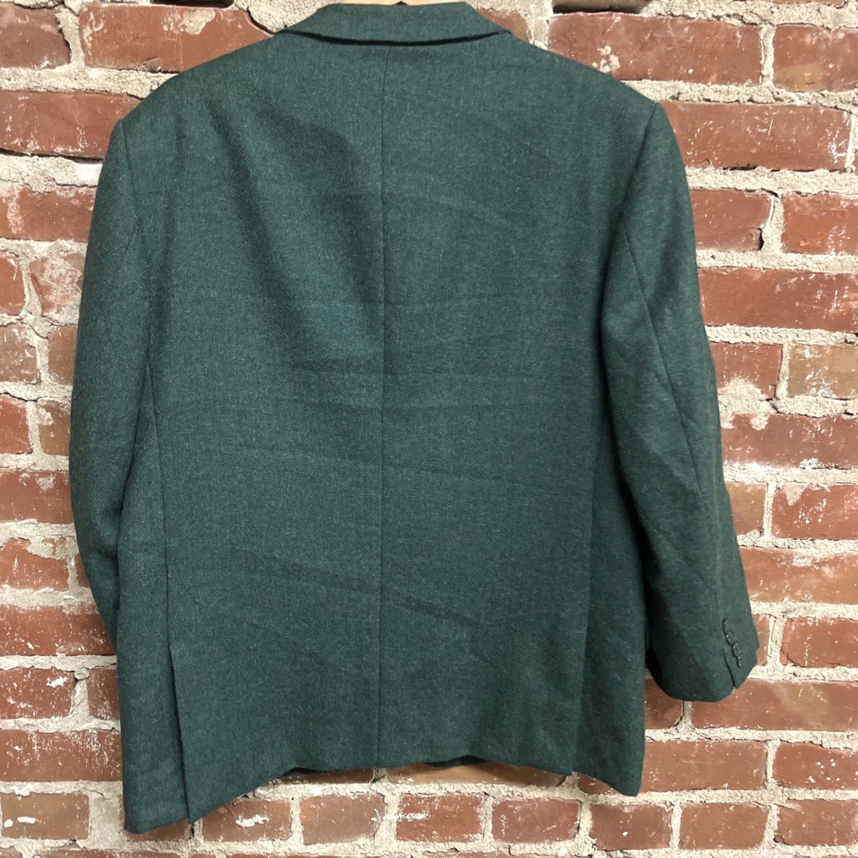 Carven Carven Blazer Mens Green Alpaca 3 Button Size 50 Made in Italy Size 50R - 2 Thumbnail