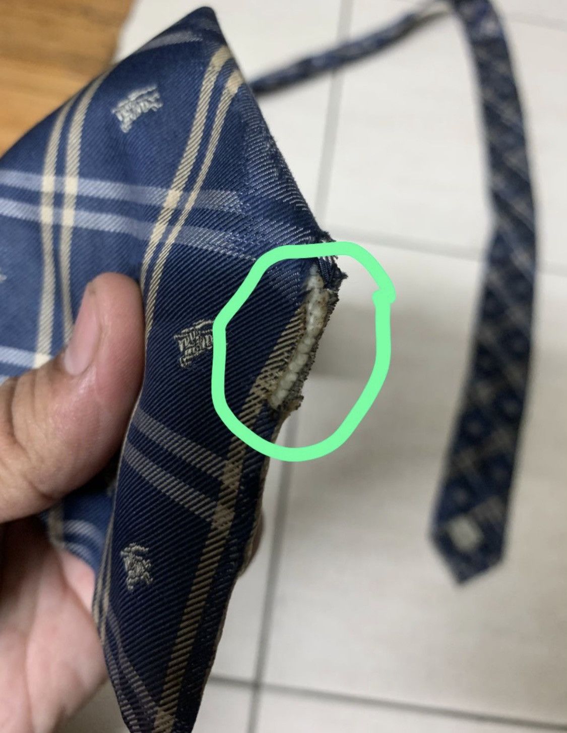Burberry Four piece Burberry multicolour tie Size ONE SIZE - 18 Thumbnail