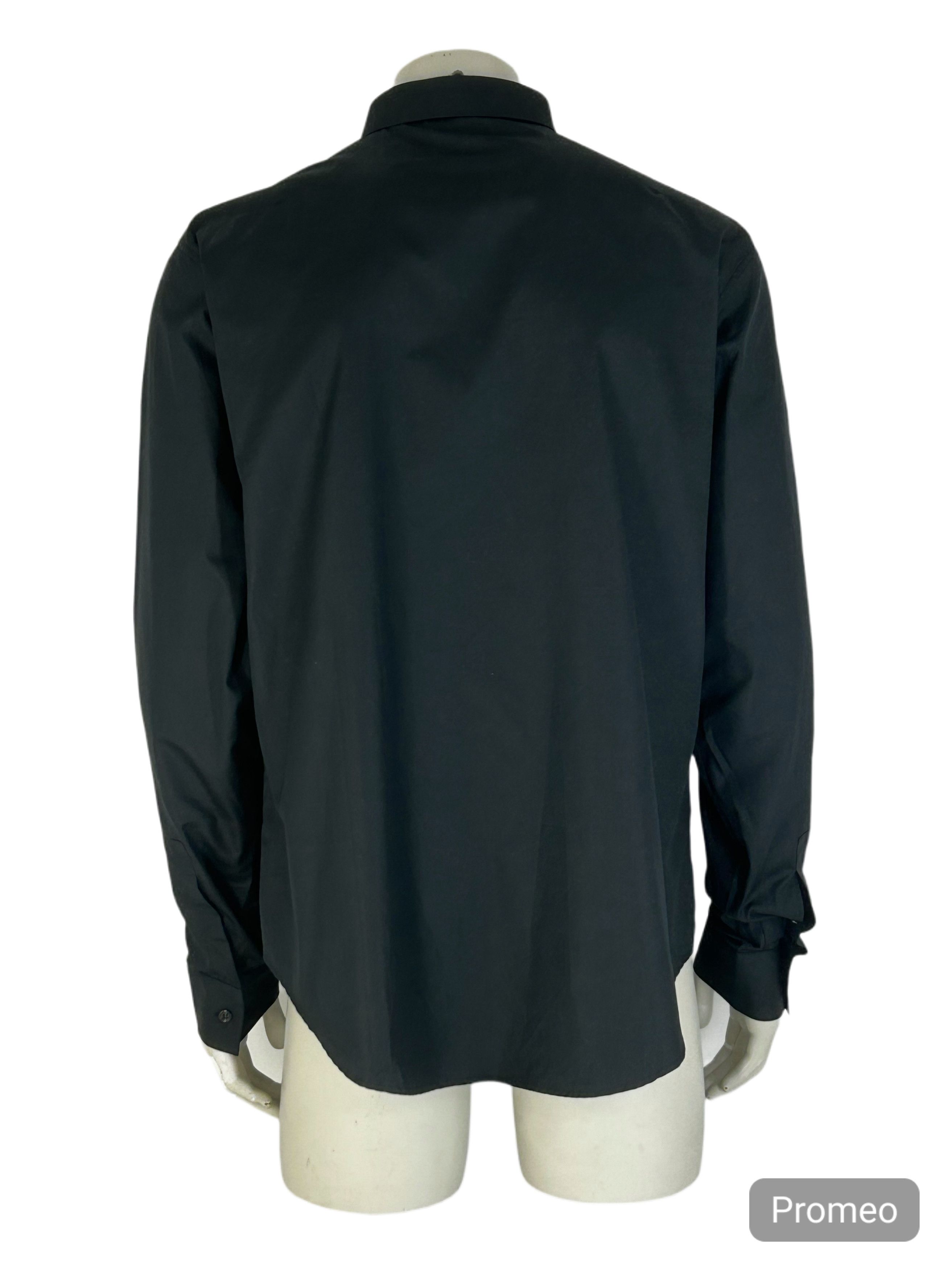 Dior Dior Homme Black Dress Shirt With Metal Beading Detailing Size US XXL / EU 58 / 5 - 3 Thumbnail