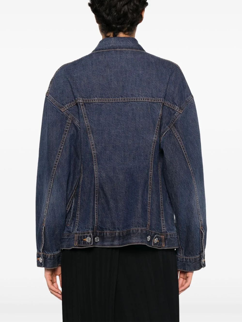 Balenciaga o1srvl11e1125 Hourglass Jacket in Blue Size M / US 6-8 / IT 42-44 - 4 Thumbnail