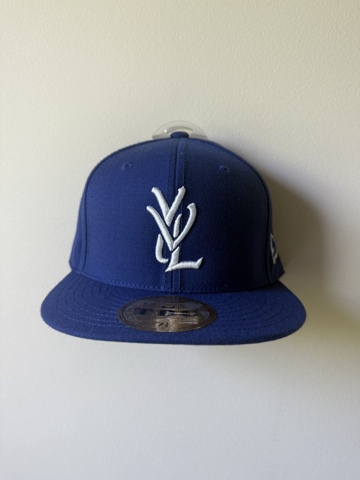 Playboi Carti Playboi Carti YVL cap white on blue | Grailed