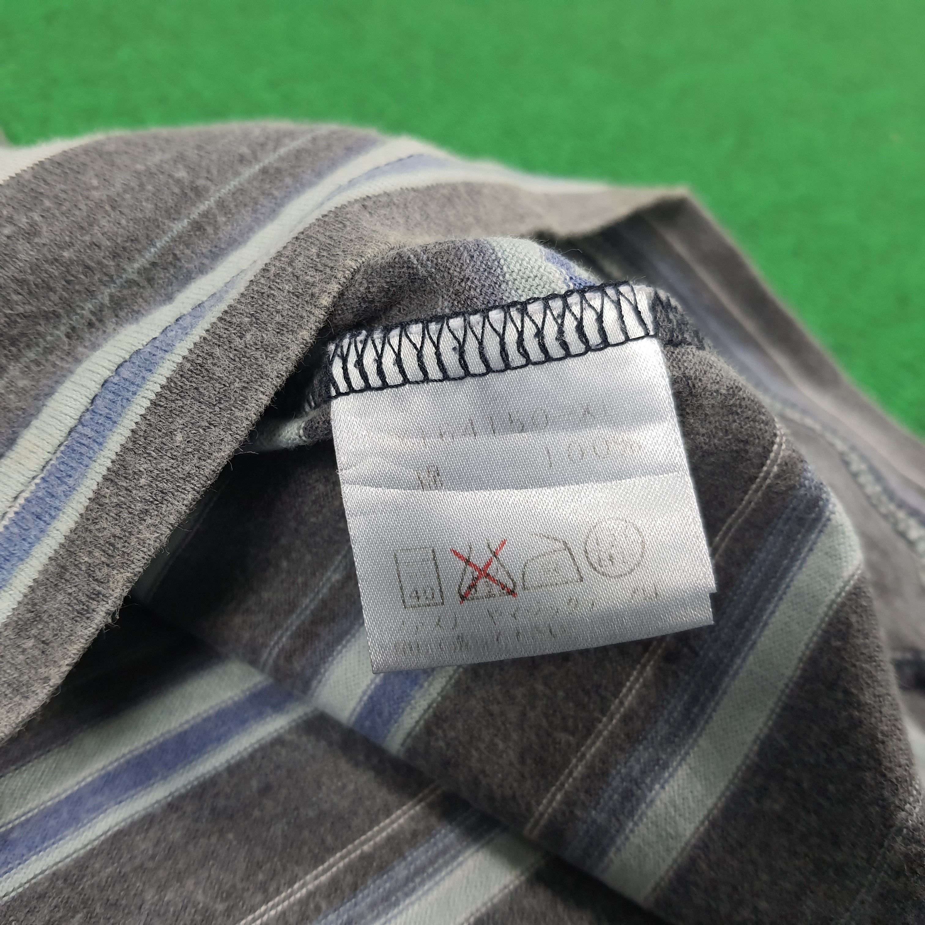 Japanese Brand × Vintage × Yohji Yamamoto Vintage Yohji Yamamoto A.A.R Striped Japan Luxury T-shirt Size US L / EU 52-54 / 3 - 6 Thumbnail