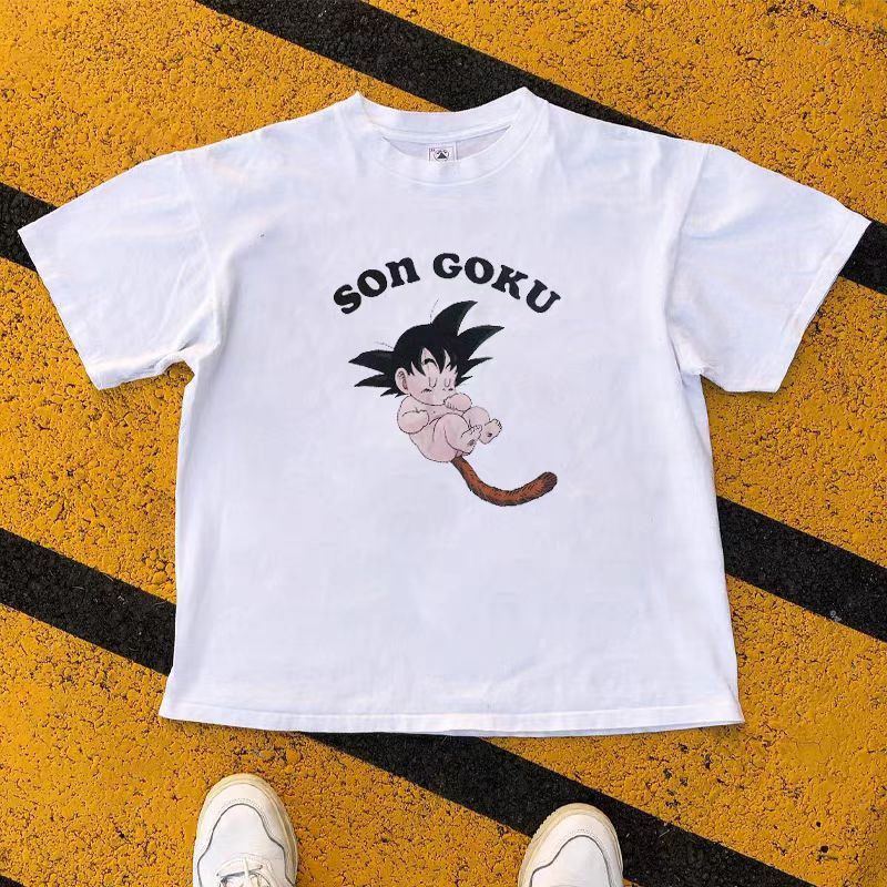 Vintage White washed retro cartoon dragon ball print tee Size US M / EU 48-50 / 2 - 1 Thumbnail