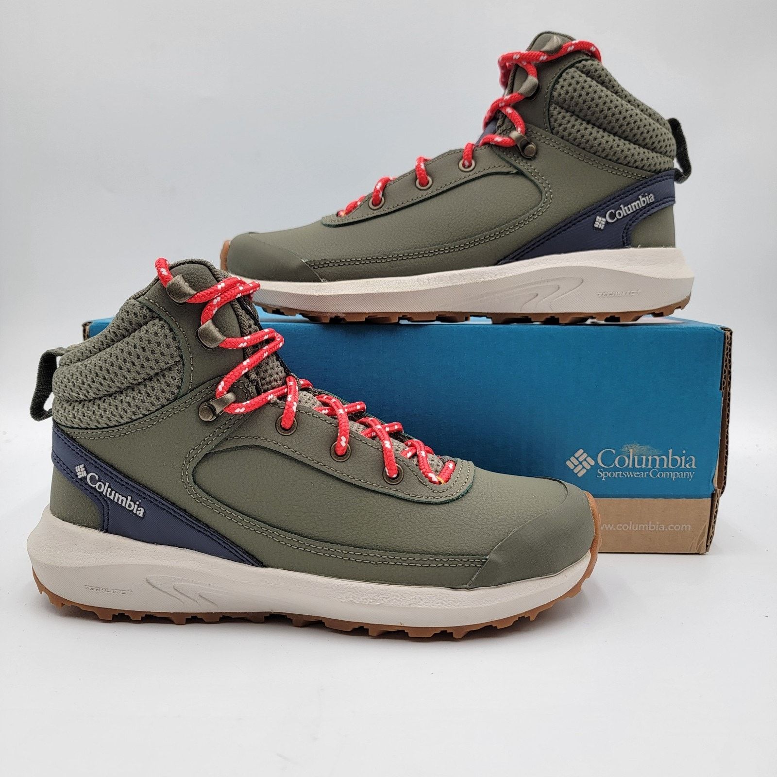 Columbia Columbia Trailstorm Peak Mid Hiking Boots Women’s Sz 7 Green Size US 7 / IT 37 - 1 Thumbnail