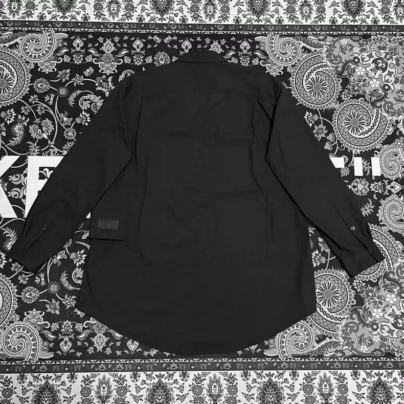 Y-3 Y-3 Multi Pocket Solid Single Breasted Long Sleeve Blouse Size US XL / EU 56 / 4 - 2 Thumbnail