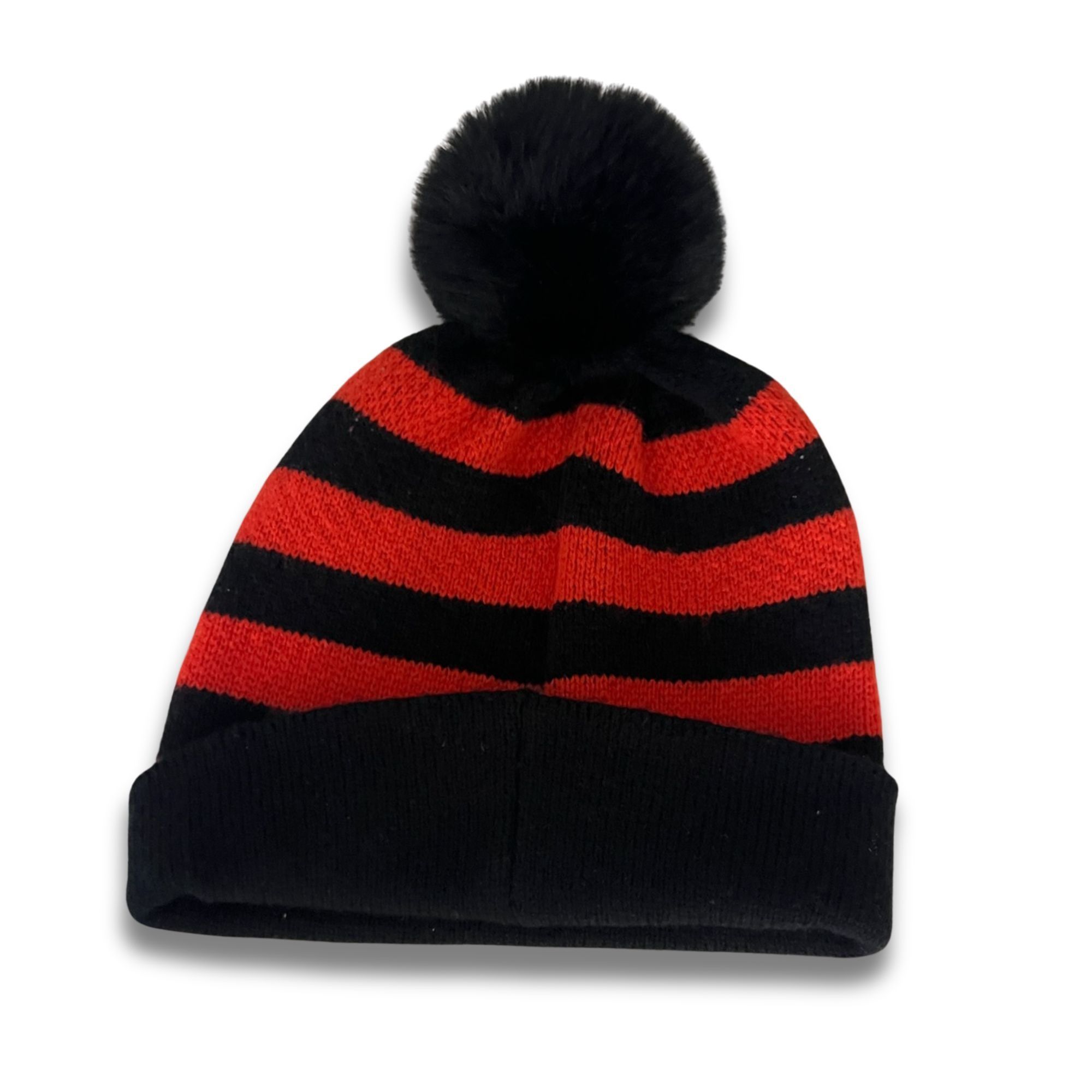 Other David & Young Ghost Skeleton Beanie With Pom Pom - Orange & Size ONE SIZE - 3 Thumbnail