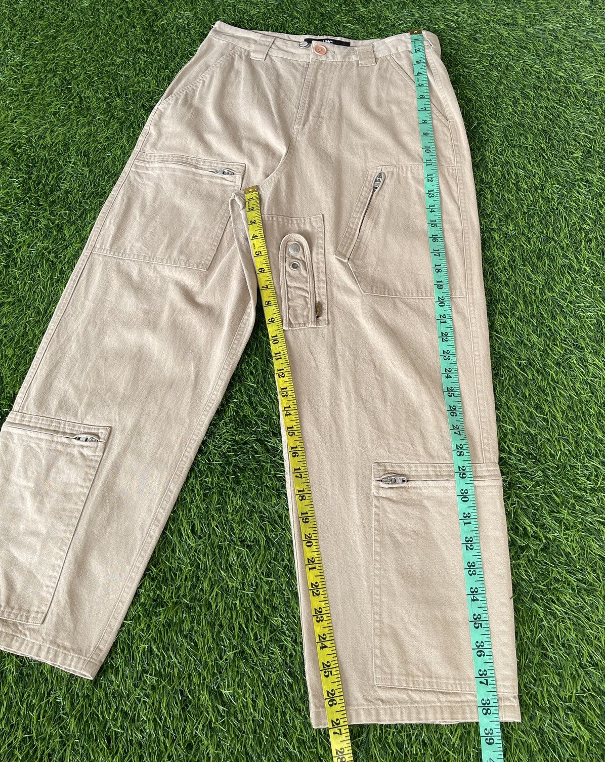 Lost Enterprises × Shorty's Skateboards Y2k🔥LOST MANAGEMENT CITIES🔥Multi Pocket Baggy Cargo Pants Size US 30 / EU 46 - 8 Thumbnail
