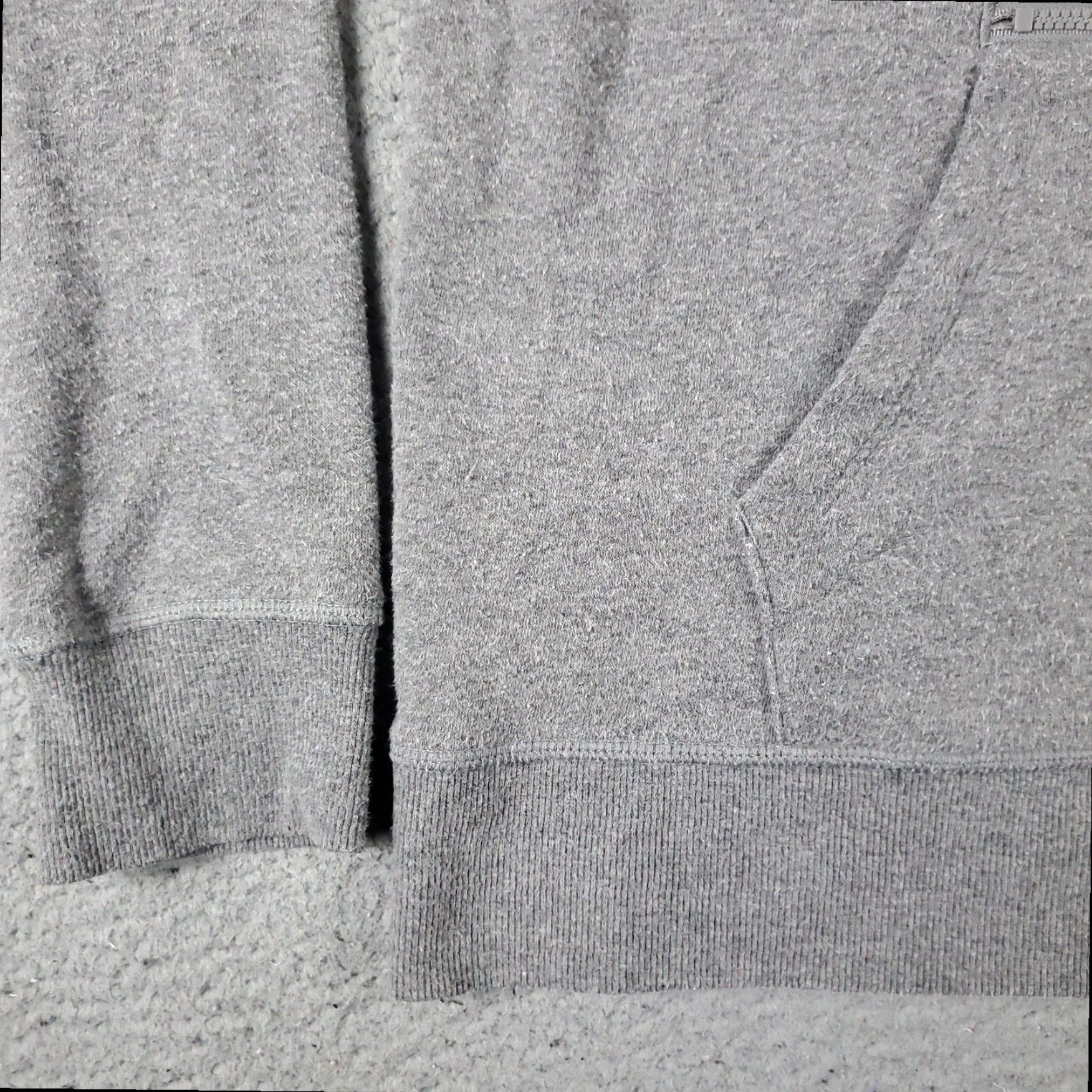 Reebok Reebok Pullover Hoodie Sweatshirt Womens Large Gray Cotton Blend Size L / US 10 / IT 46 - 4 Thumbnail