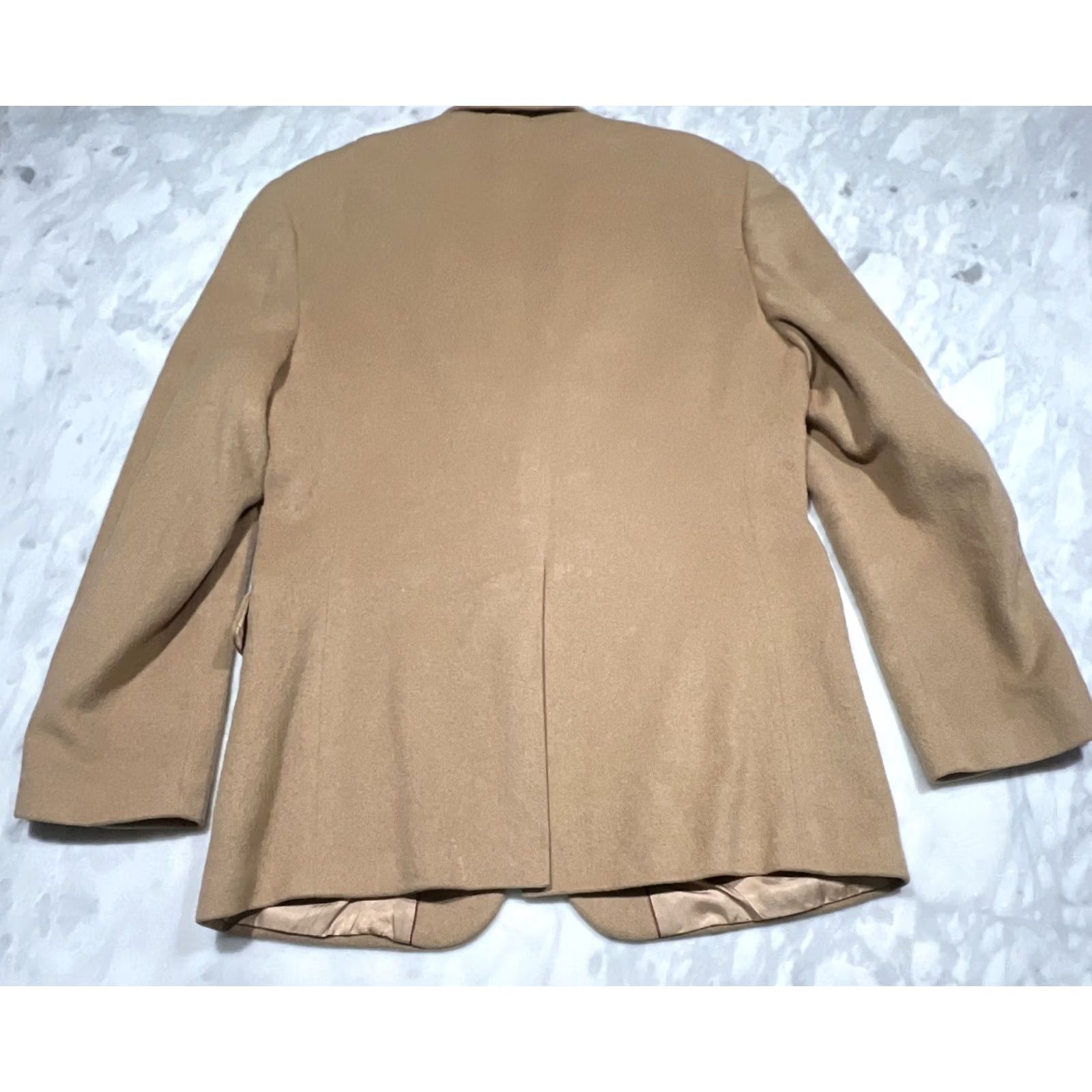 Vintage VINTAGE J.G. Hook Blazer Men's Large Camel Fabric Woven Hungary Size 42R - 5 Thumbnail