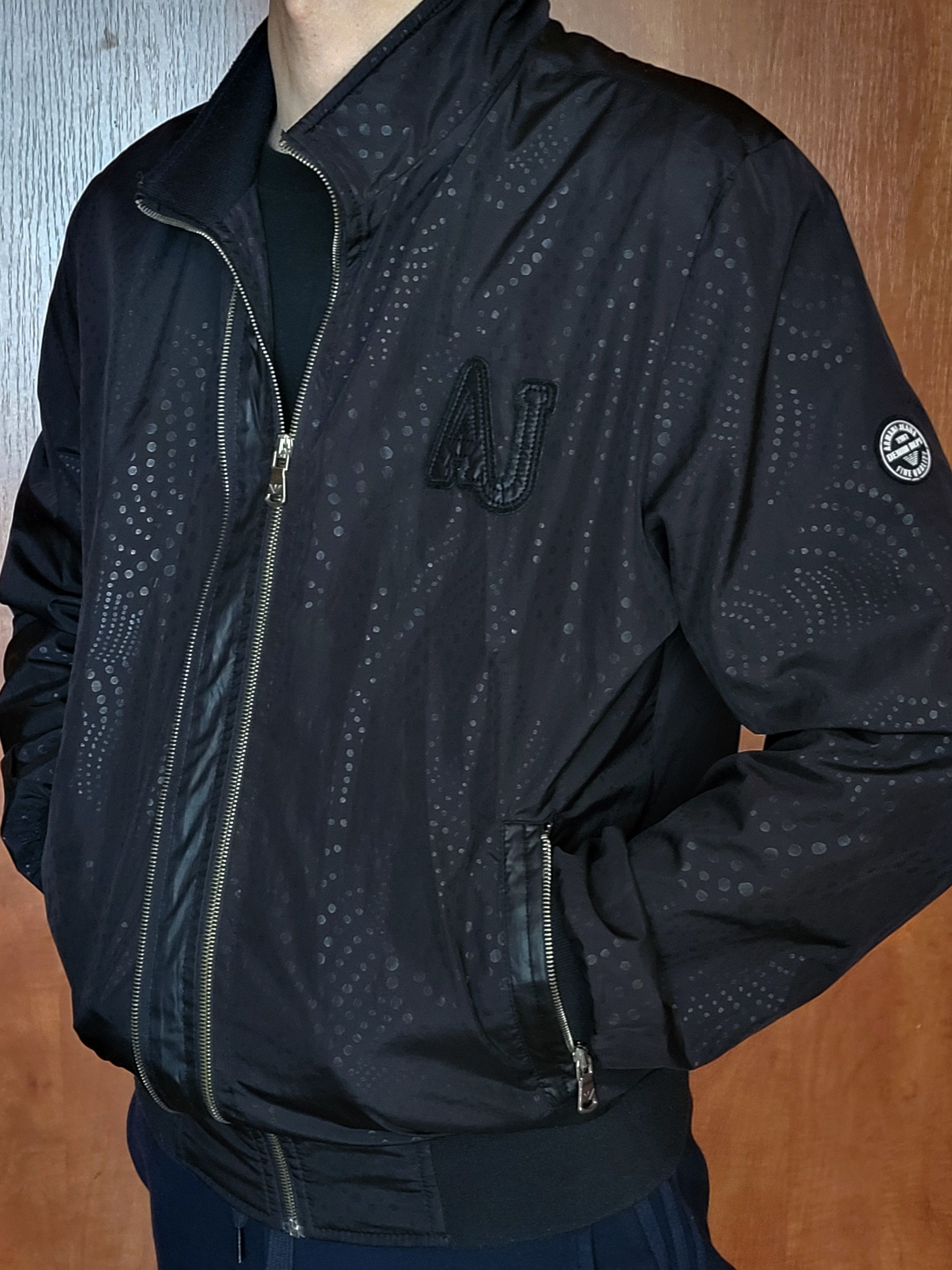 Armani × Giorgio Armani Armani Jeans Cropped Bomber Jacket | Grailed
