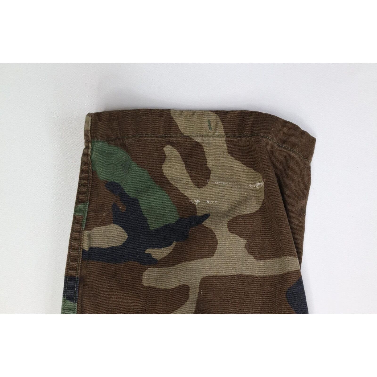 Vintage Vintage 80s Thrashed Military Camouflage Cargo Pants Size US 30 / EU 46 - 18 Thumbnail