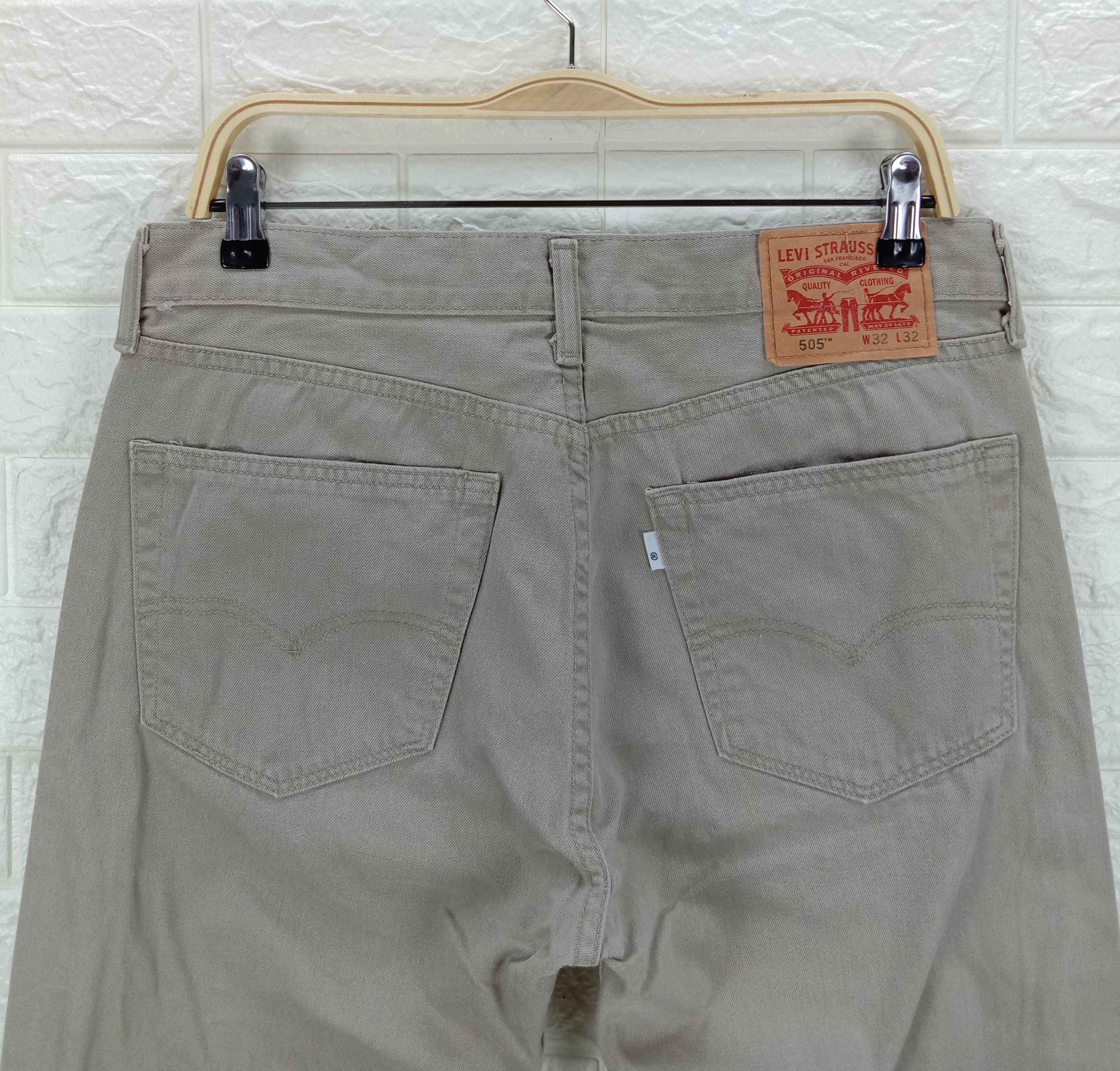 Levi's Vintage Levi's 505 Regular Fit Denim Size US 32 / EU 48 - 6 Thumbnail