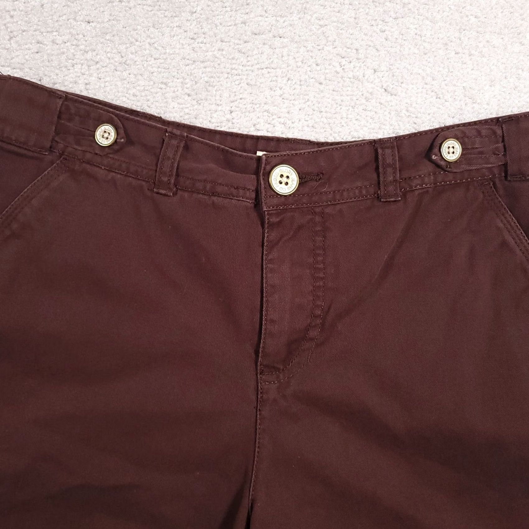 Faded Glory VINTAGE Faded Glory Bermuda Shorts Women's 4 Brown Chino Mid Rise 9" Size 27" / US 4 / IT 40 - 3 Thumbnail