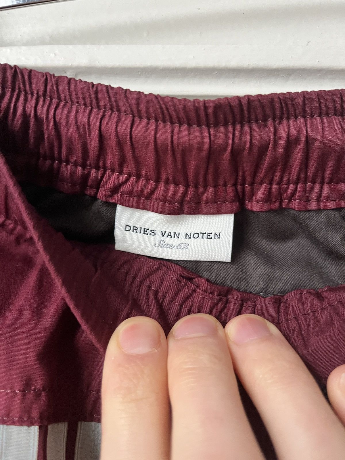 Dries Van Noten Dries van noten Grey Red striped pants Size US 36 / EU 52 - 4 Thumbnail