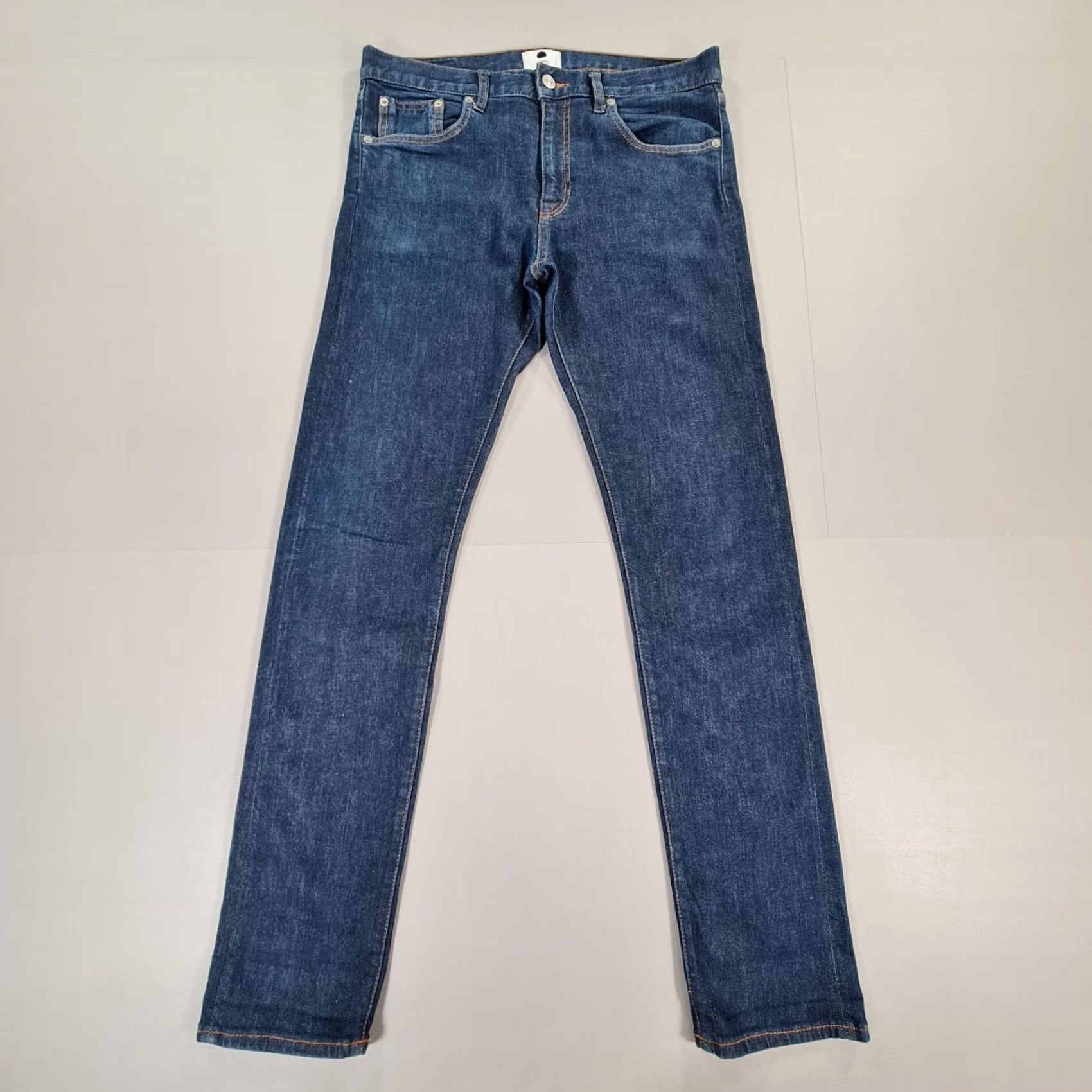 NN07 NN07 Jeans Slim Fit Stretch Denim W33 L32 Blue Mens Jeans NN07 Slim Fit Jeans 5-Pocket Zip Fly 98% Cotton 2% Elastane Boys Girls (adjusted) Size US 33 - 3 Thumbnail