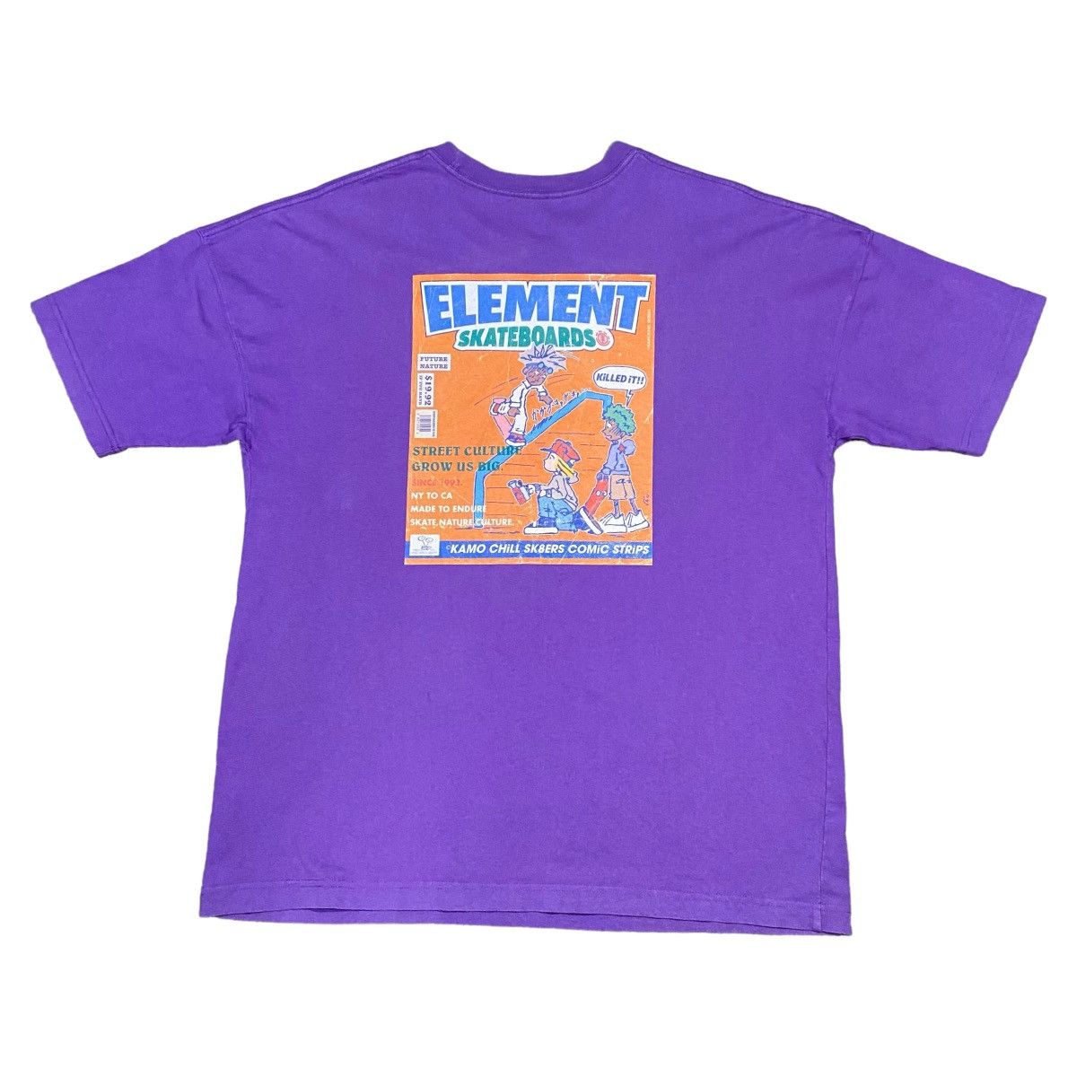 Element × Shorty's Skateboards Element Skateboards Kamo Chill Sk8ers Comic Strips Tee Size US XL / EU 56 / 4 - 1 Thumbnail