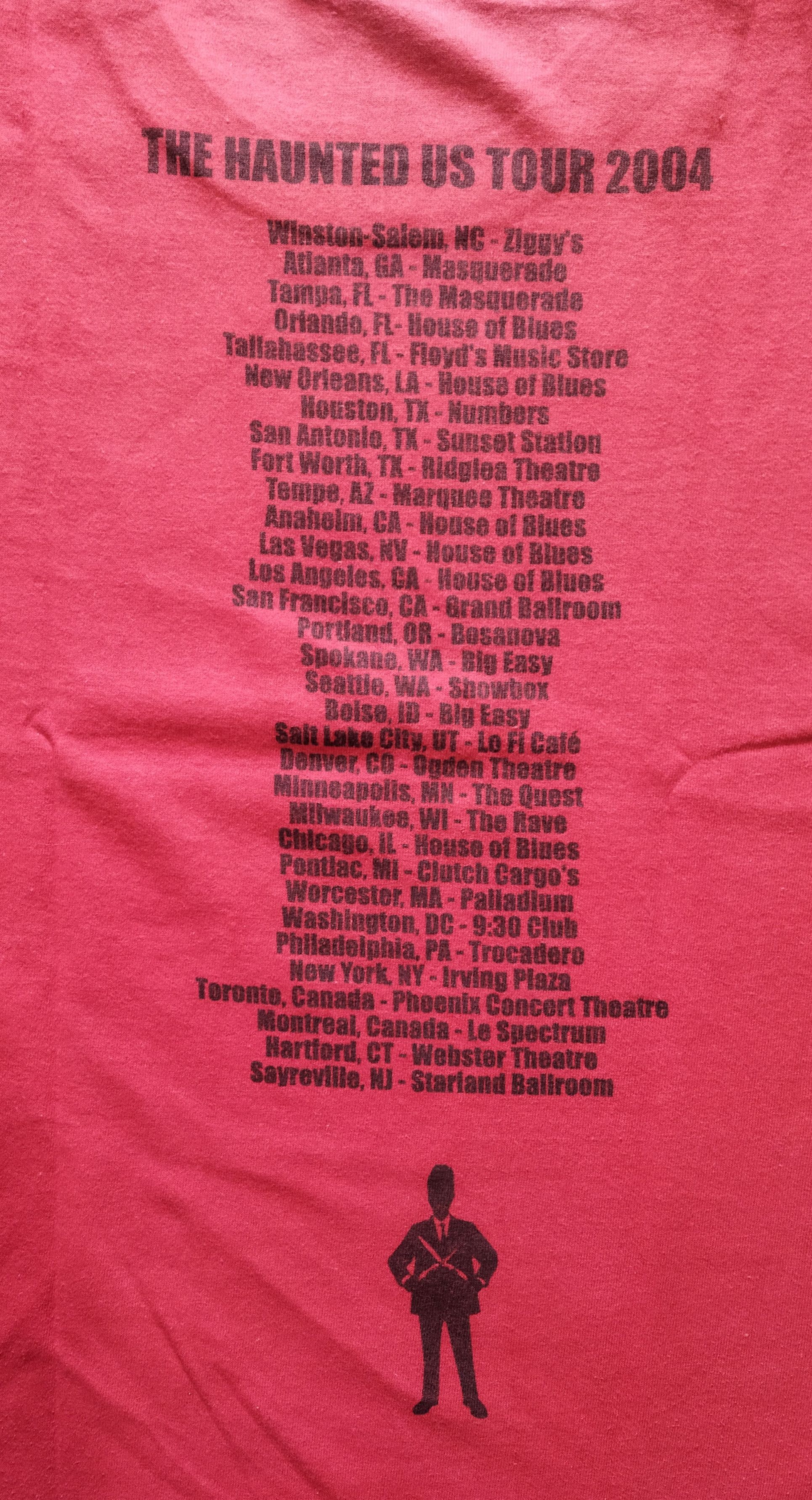 Band Tees The haunted US tour 2004 Size US M / EU 48-50 / 2 - 3 Thumbnail