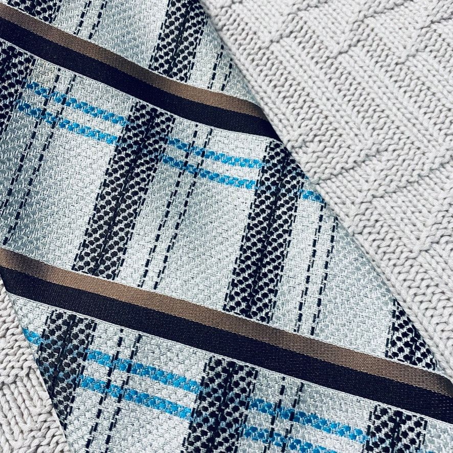 Oleg Cassini Vintage Gimbels Oleg Cassini blue plaid tie Size ONE SIZE - 2 Thumbnail