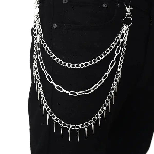 Other Unisex Layered Pants Chain Punk Accessories Size ONE SIZE - 1 Thumbnail