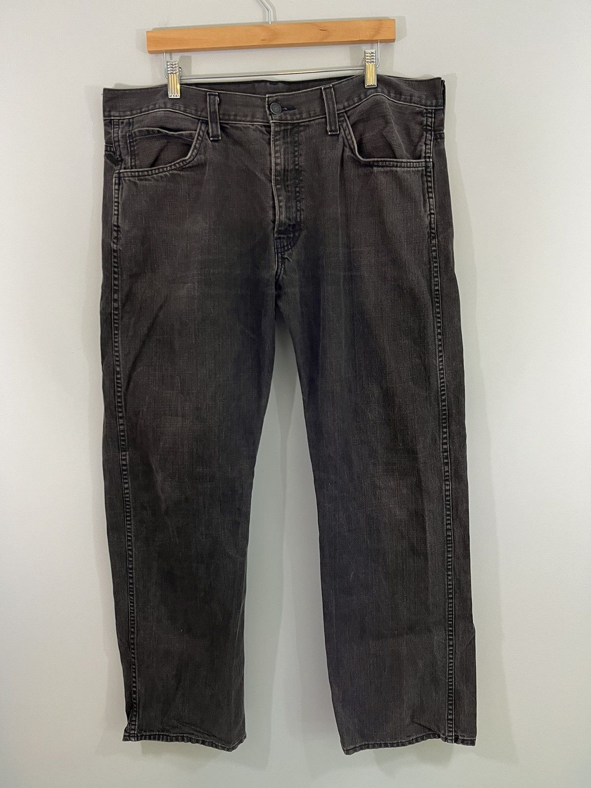 Sun Faded Levi 569 Distressed Thrashed Jeans