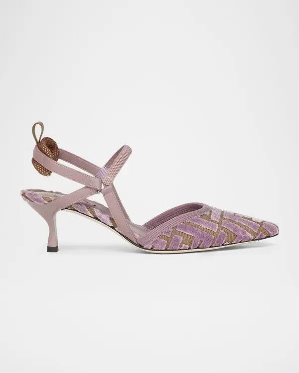 Fendi o1s1wg110825 Colibri Lite Heels in Pink Size US 9 / IT 39 - 1 Thumbnail