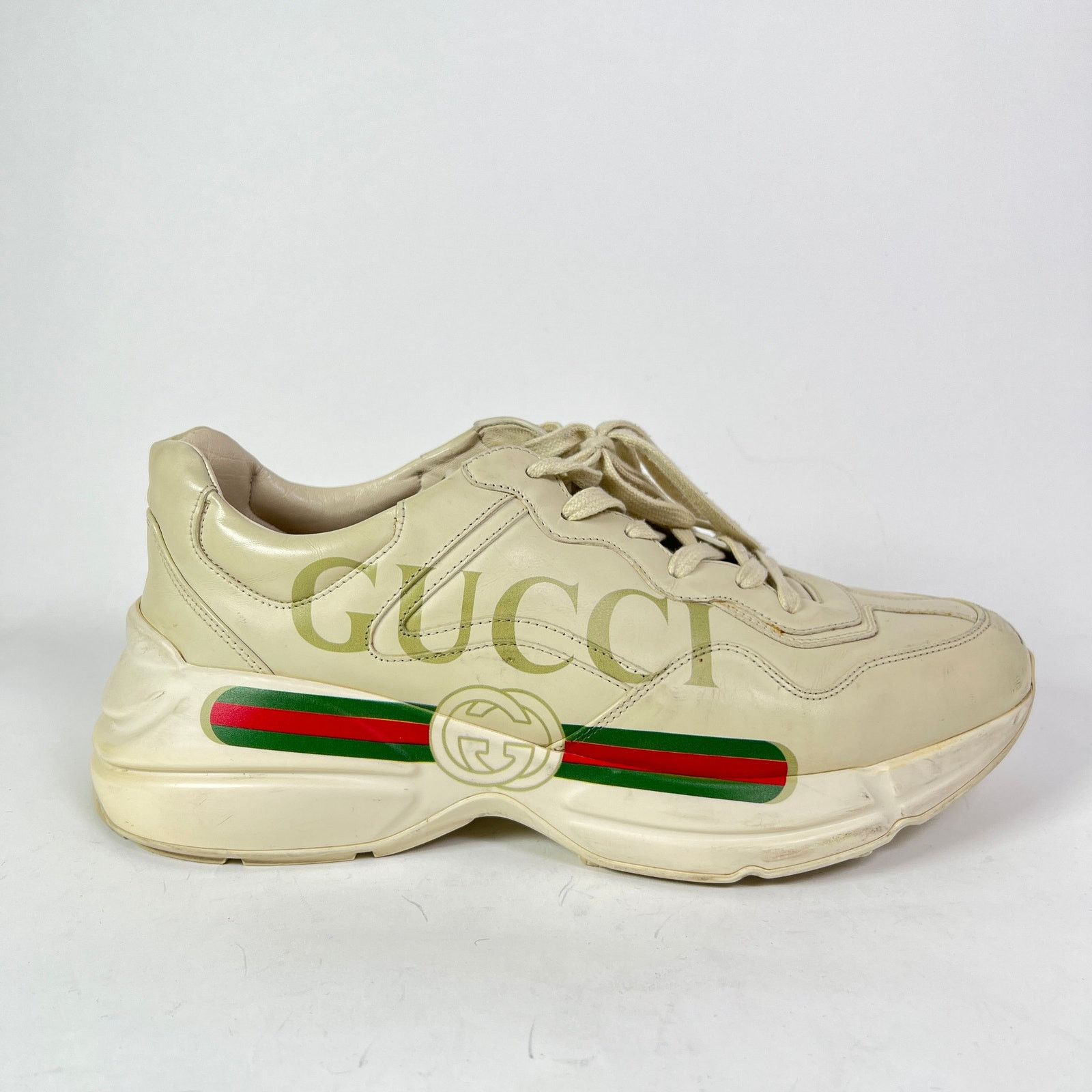 Gucci Gucci Vintage Web Logo Rhyton Sneaker Size US 10 / EU 43 - 1 Thumbnail