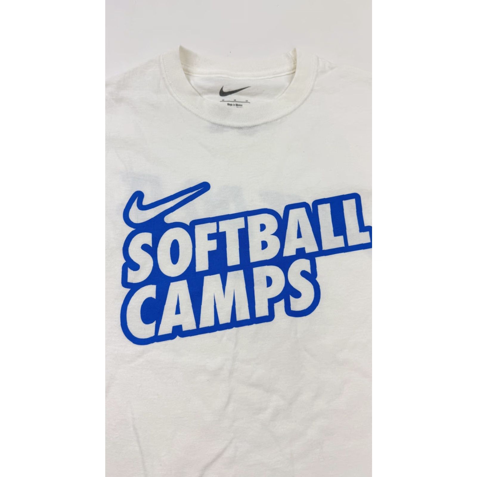 Nike Nike Shirt Adult Medium White Softball Camps Just Do It US Sports Training Size US M / EU 48-50 / 2 - 2 Thumbnail