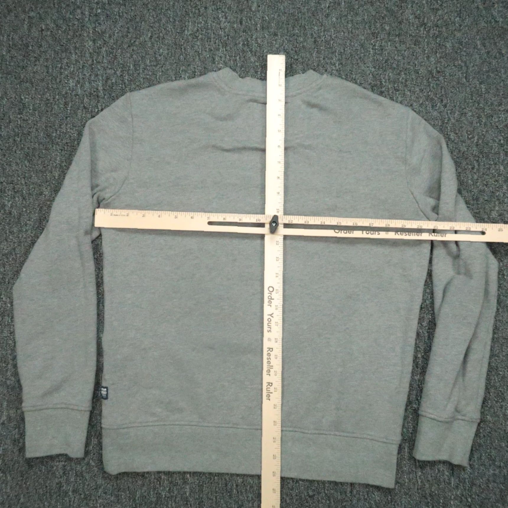 G-Star G Star Raw Sweatshirt Men M Gray White Hamburder Logo Long Sleeve Crew Regular Fit Pullover Sweatshirt - Mens Size US M / EU 48-50 / 2 - 7 Thumbnail