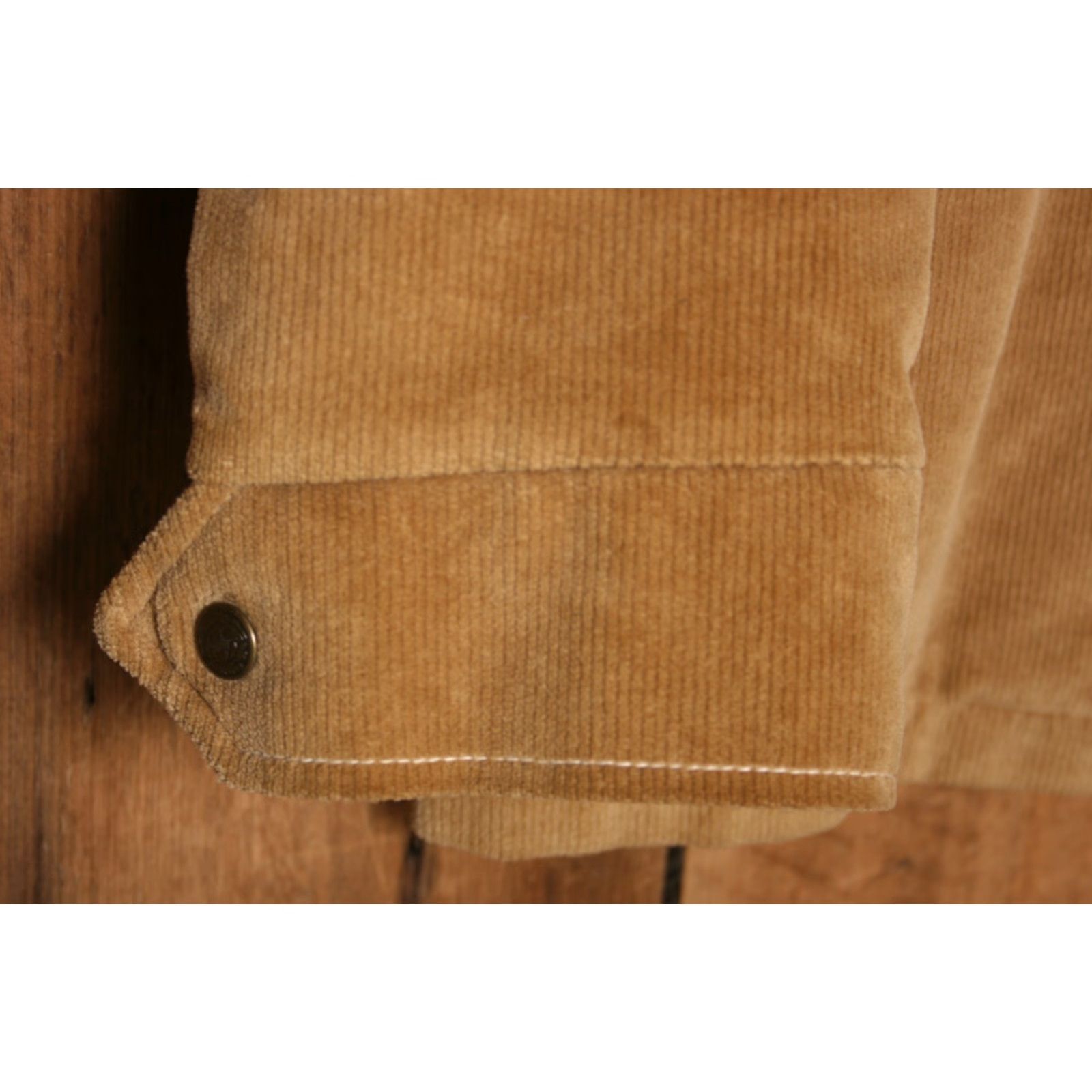 Vintage VINTAGE William Barry Tan Corduroy Sherpa Lined Snap Button Ranch Jacket Sz. 42 Mens Jacket Size US XS / EU 42 / 0 - 5 Thumbnail