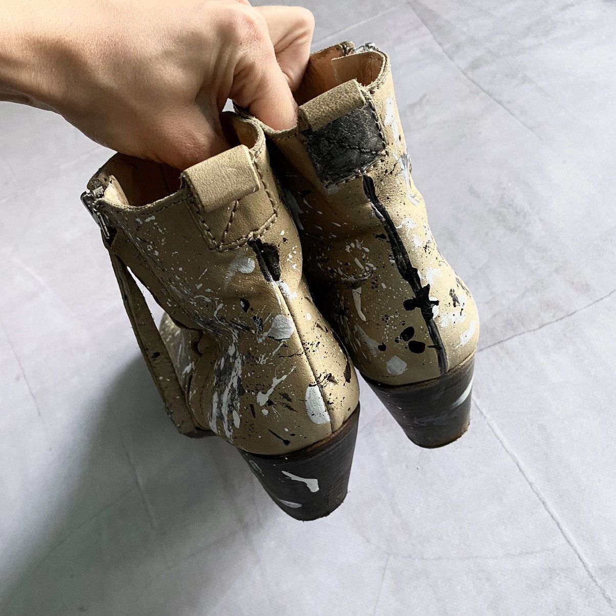 Acne Studios Vintage Acne Studios Painted Boots Maison Margiela Vibe Size US 9 / IT 39 - 6 Thumbnail