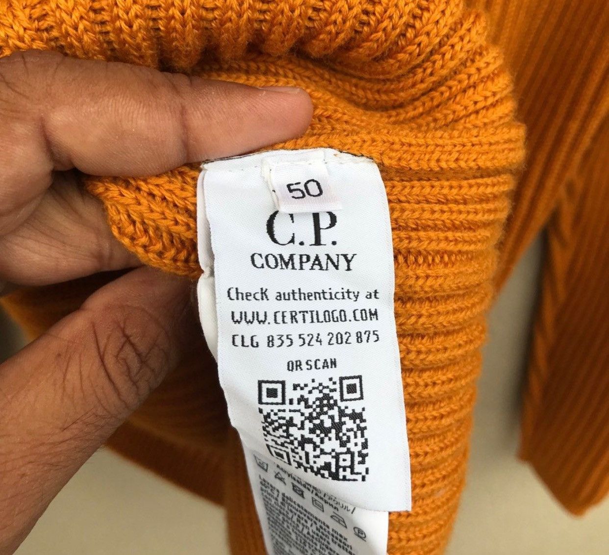 C.P. Company Cp Company Rib Merino Knitted Wool Lens Sweater Size US M / EU 48-50 / 2 - 6 Thumbnail