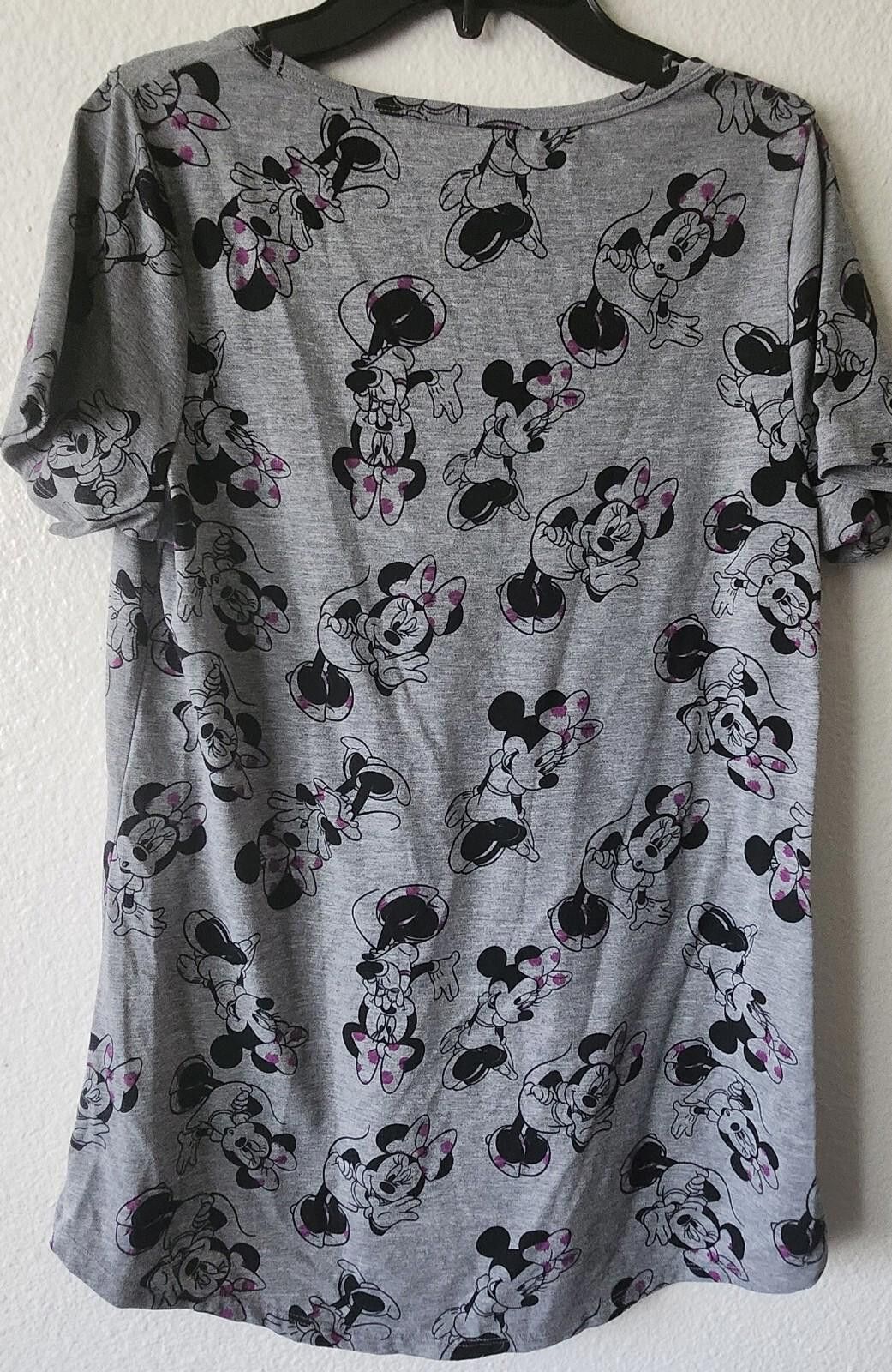Designer LuLaRoe Women's Size XS Womans Top Gray,Black,Pink Minnie Size XS / US 0-2 / IT 36-38 - 3 Thumbnail