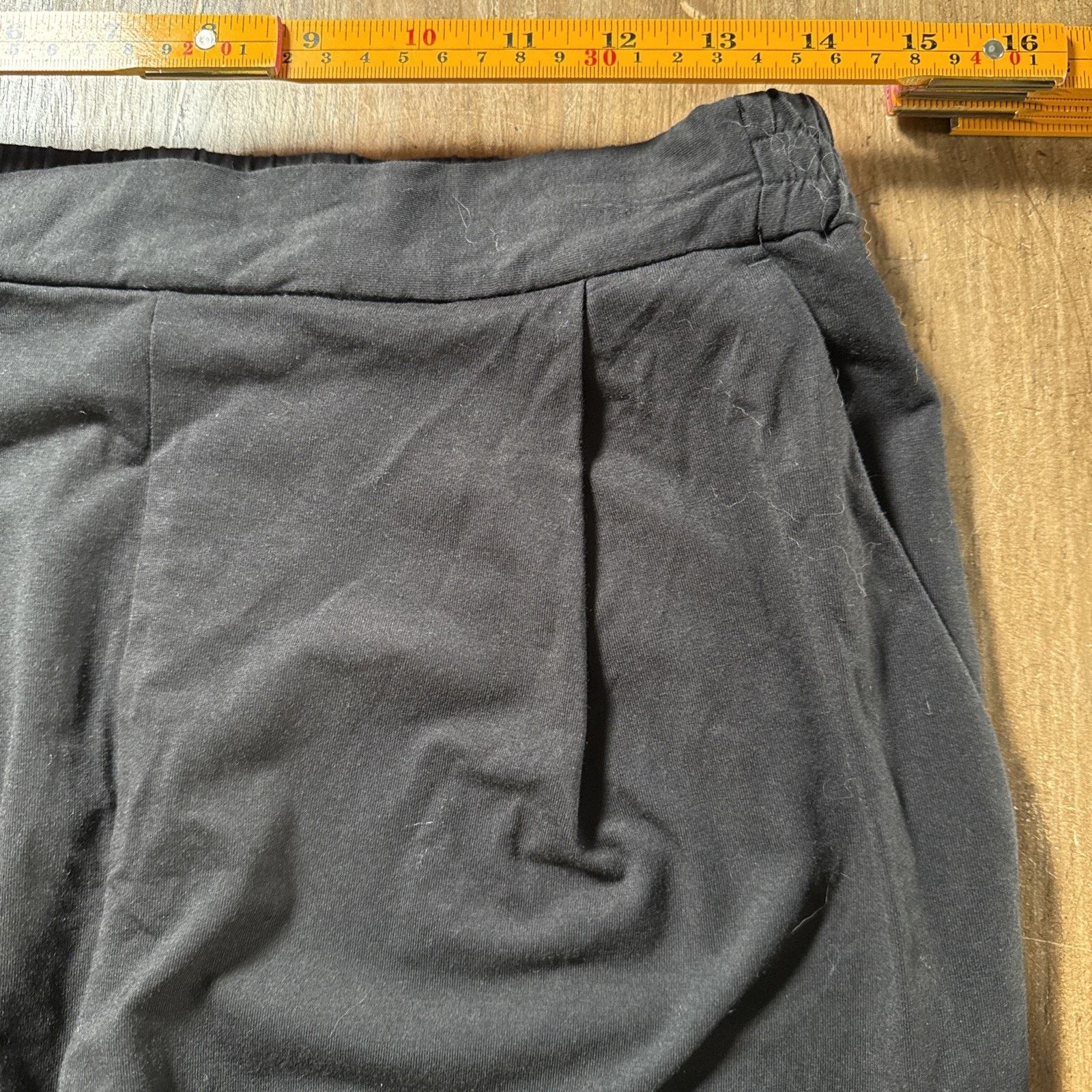 Allsaints All Saints Women 8 Aleida Jersey Trouser Black Taper Pull On Size 30" / US 8 / IT 44 - 4 Thumbnail