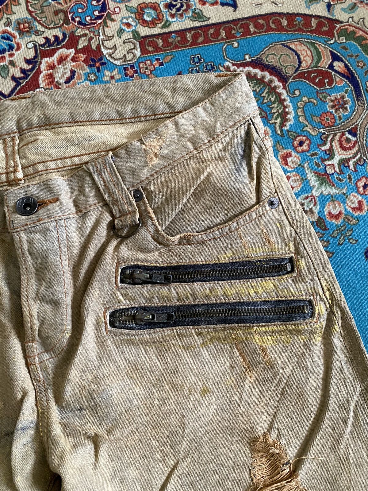 BUFFALO BOBS Japanese Brand Buffalo Multi Zipper Jeans Size US 32 / EU 48 - 10 Thumbnail