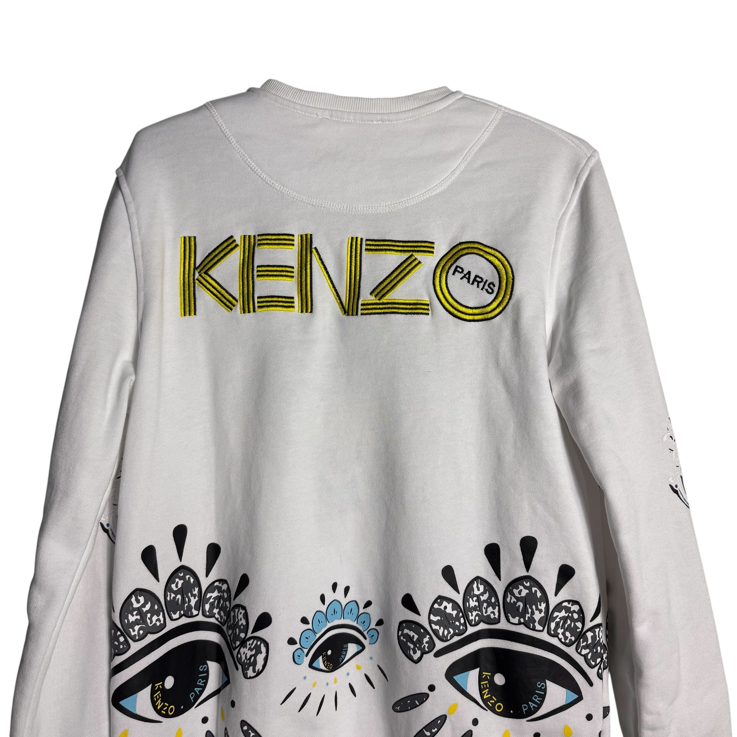Kenzo 🔥RARE🔥Kenzo Paris Tiger Logo Embroidery Sweatshirt Size US XL / EU 56 / 4 - 7 Thumbnail