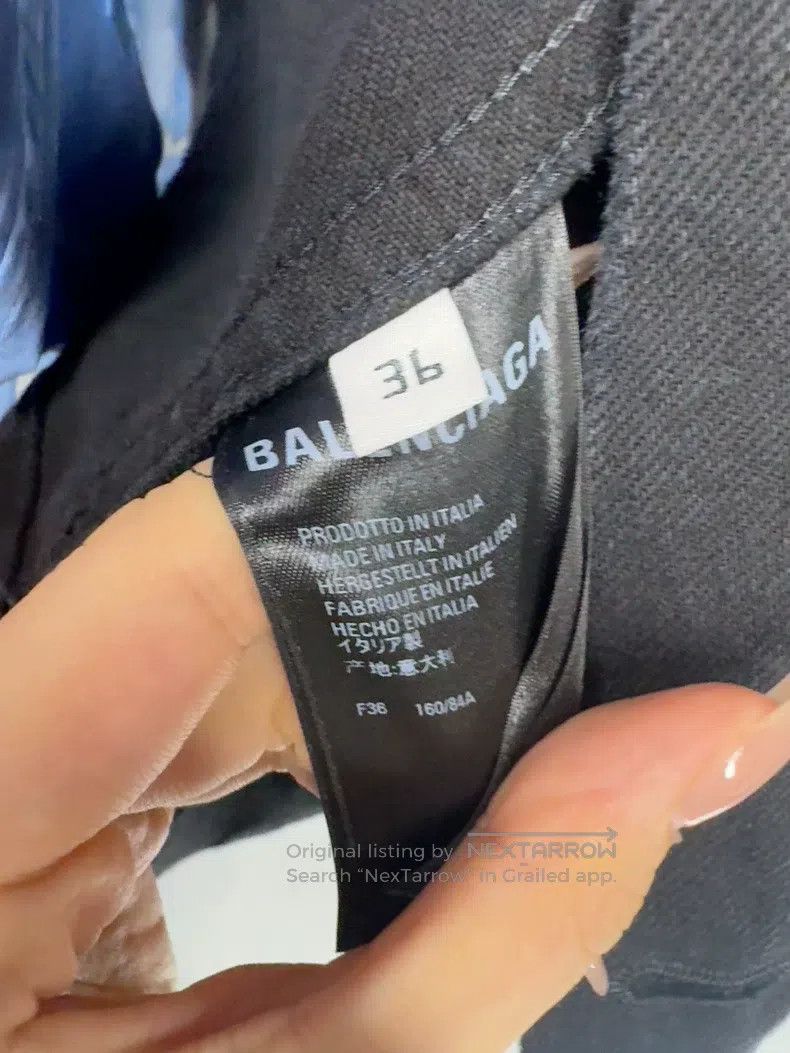 Balenciaga Balenciaga Denim Jacket Size XS / US 0-2 / IT 36-38 - 4 Thumbnail