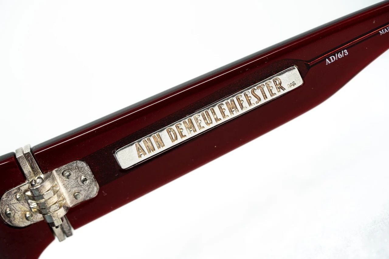 Ann Demeulemeester Ann Demeulemeester Sunglasses Oversized Bordeaux Red Size ONE SIZE - 7 Thumbnail