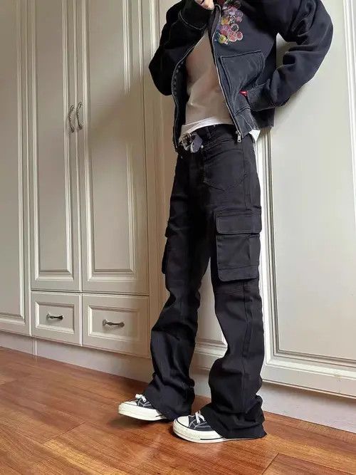 VIBE Street hip hop vintage micro flare baggy jeans Size US 32 / EU 48 - 6 Thumbnail