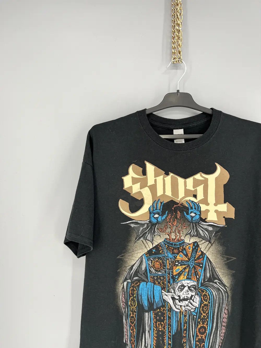 Other Vintage 90s Ghost 666 Skulls Vamp Dead Face Horror Tee 90s Size US XL / EU 56 / 4 - 4 Thumbnail