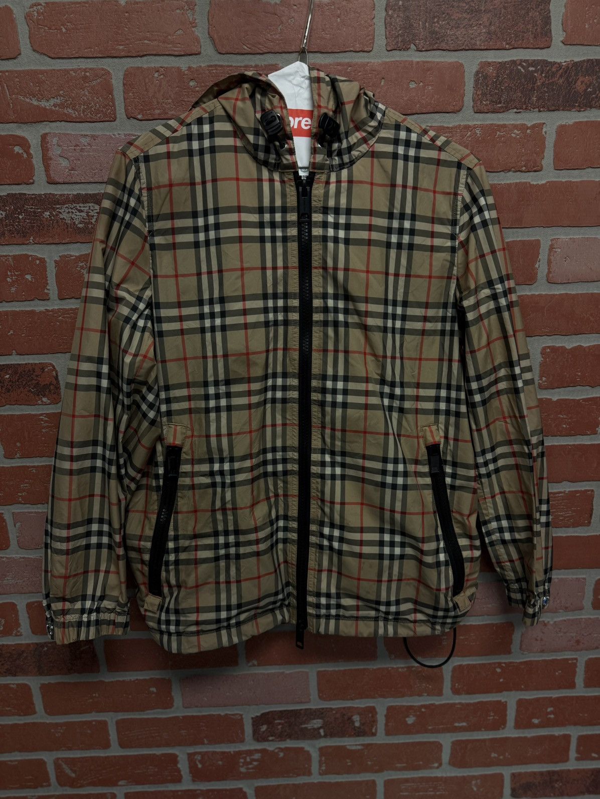 Burberry Size 4UK/2US (XS) - Burberry Vintage Check Hooded Jacket Size XS / US 0-2 / IT 36-38 - 1 Thumbnail