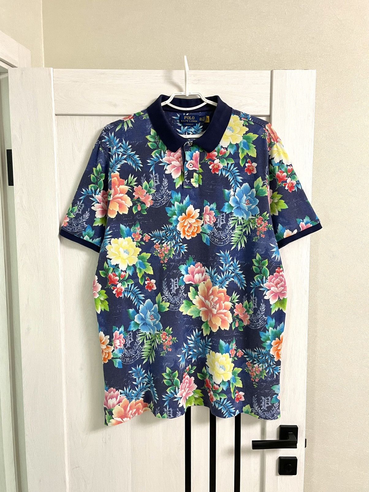 Polo Ralph Lauren Polo Ralph Lauren Floral Hawaiian Polo T Shirt Vintage Size US XXL / EU 58 / 5 - 1 Thumbnail